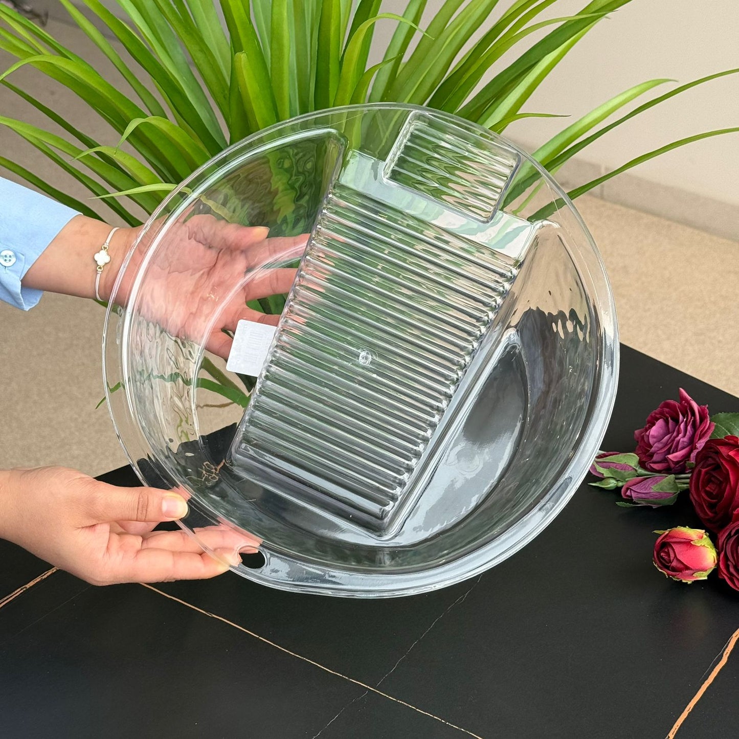 Multi-Purpose Wash Basin With Built-In Washboard