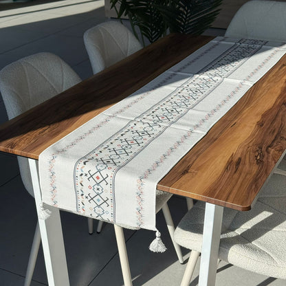 ٣٥ × ١٨٠سم ڕایەخی سەر مێزی دیکۆراتی شاهانە