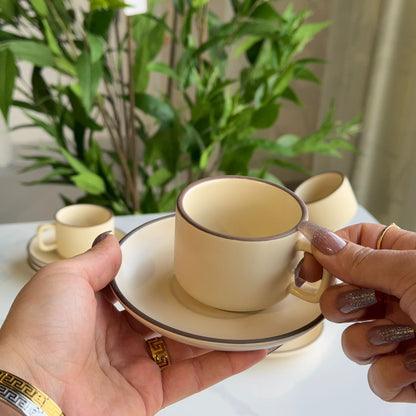 Elegant Luxury Coffee Cup & Saucer Set