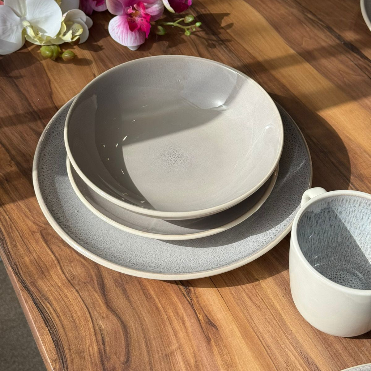 Elysian Dune -16- PCS Stoneware Dinnerware Set