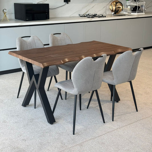 140cm Konel Table & Roza Chairs Indoor Set