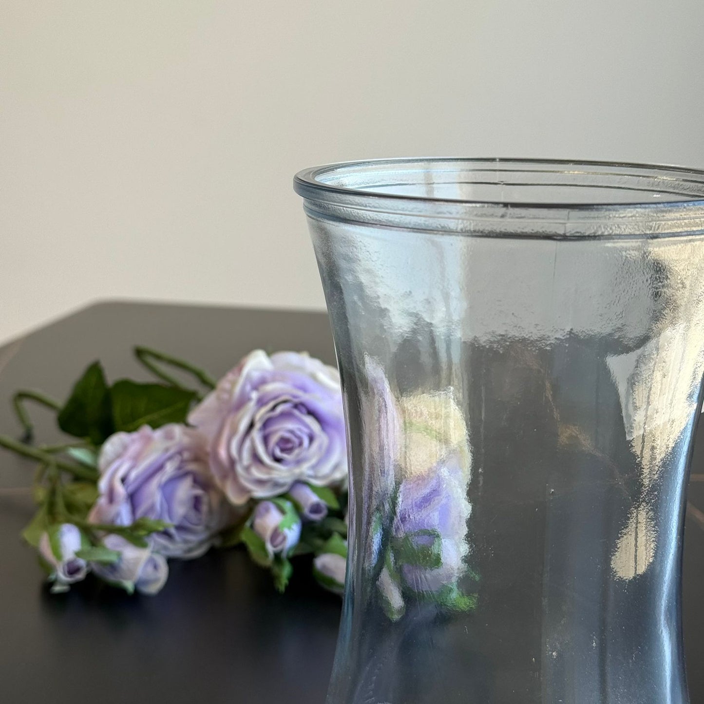 Modern Minimalist Clear Glass Vase