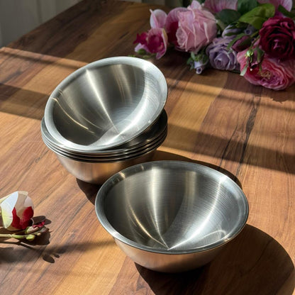 Gold Stainless Steel Dessert Serving Bowls
