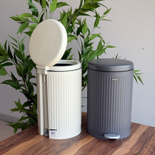 Dual-Action Pedal & Press Waste Bin – 2 Sizes
