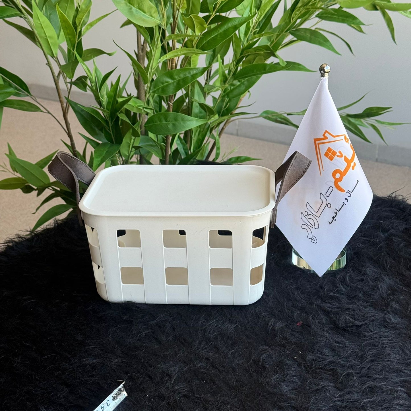 Stackable & Ventilated Design Plastic Storage Baskets With Handles