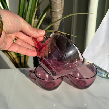 Elegant Glass Tea Cups