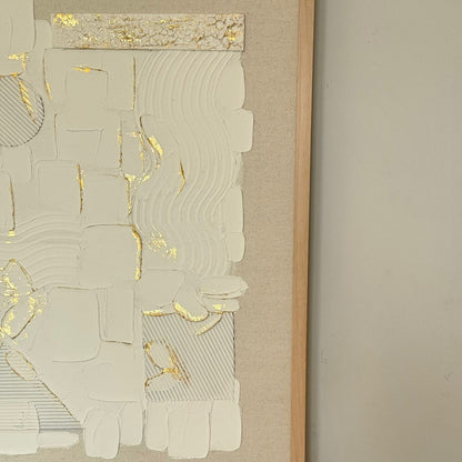 لوحة فنية رائعة مرسومة يدويًا، مقاس 100×70، مع إطار.
