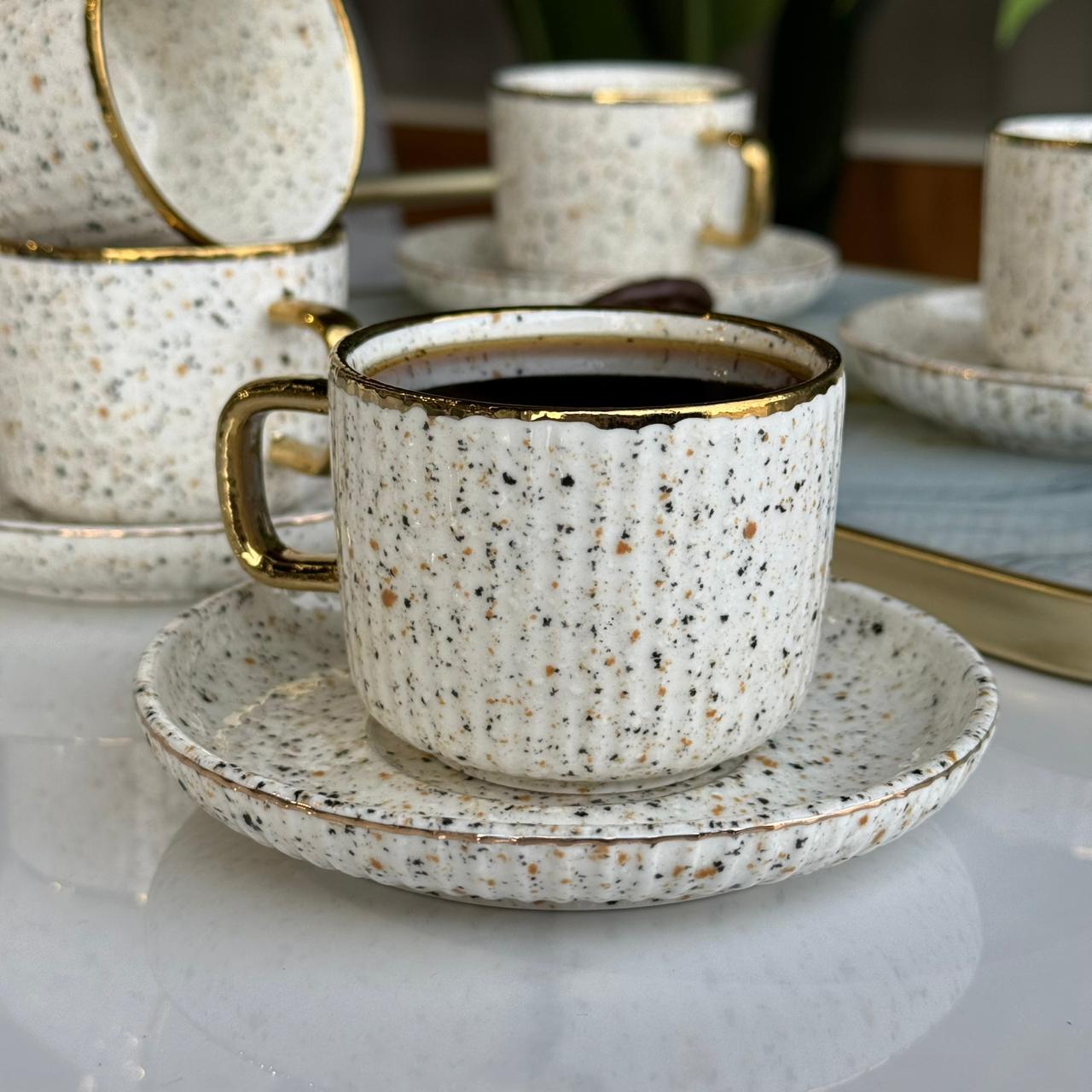 Elegance Design Coffee Cup & Saucer Set