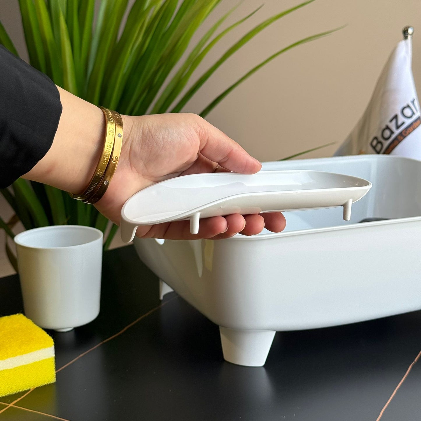 Durable Plastic Kitchen Dish Drying Rack