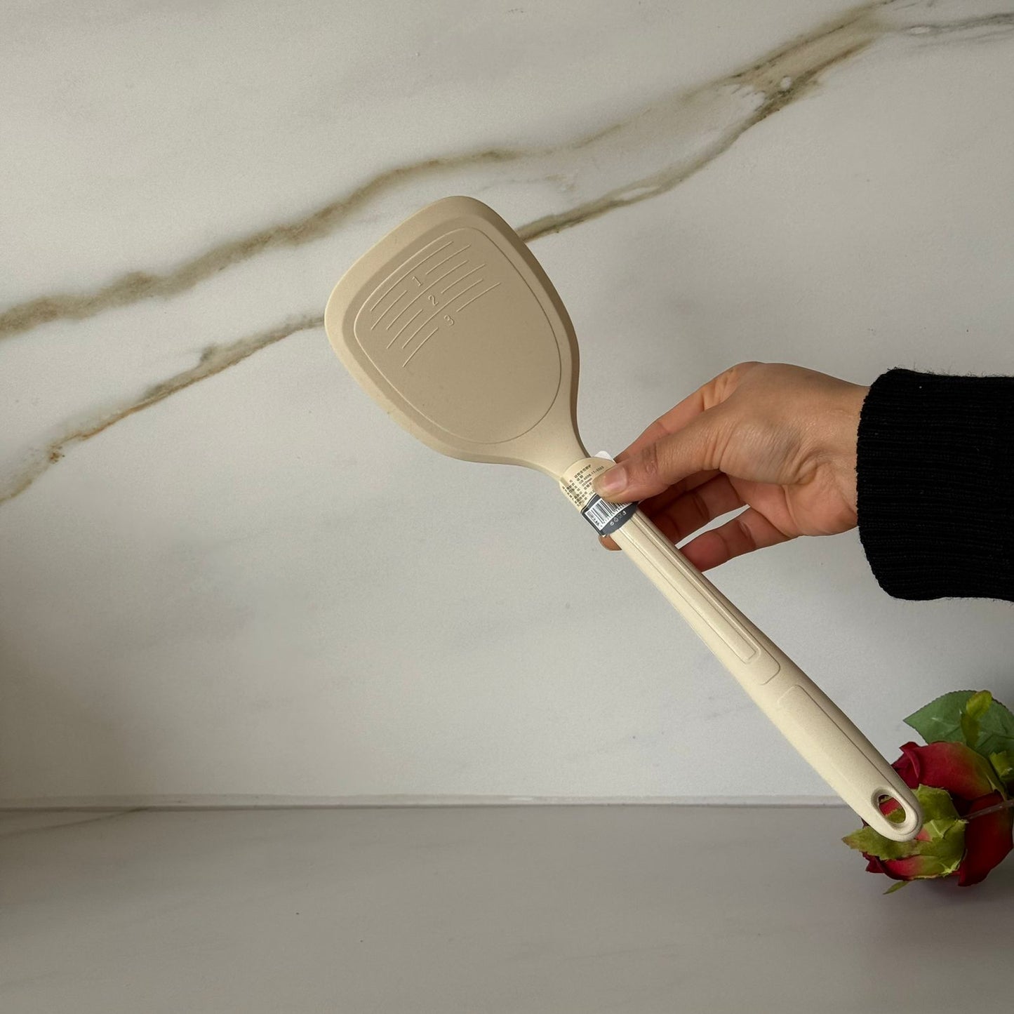 Non-Stick Serving Paddle with Wooden Handle