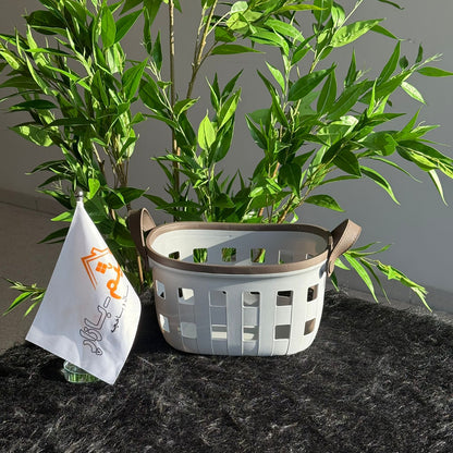 سلال تخزين متينة متعددة الأغراض بمقابض