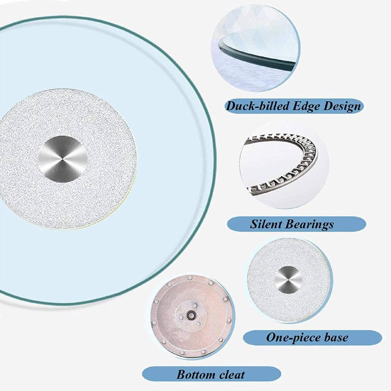 Rotating Base Dining Turntable Tray