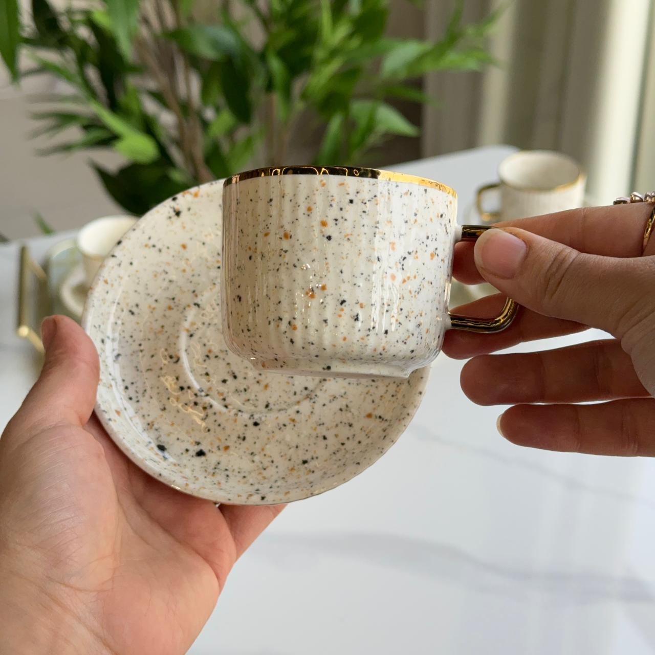 Elegance Design Coffee Cup & Saucer Set