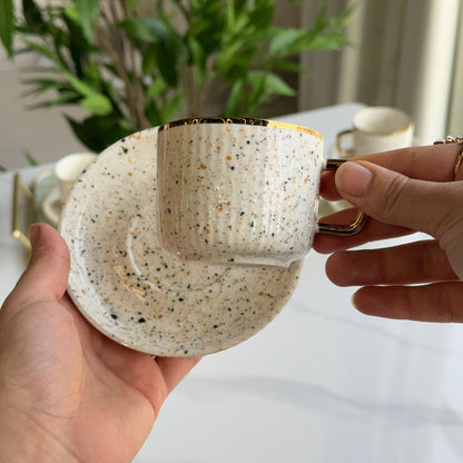 Elegance Design Coffee Cup & Saucer Set