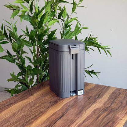 دواسة فاخرة وصندوق قمامة ضغط مع دلو داخلي