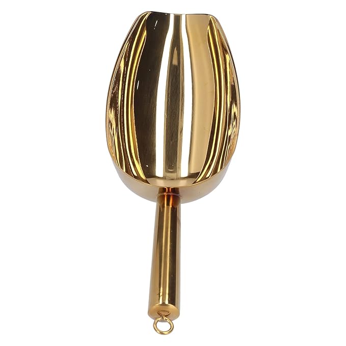 Multi Purpose Golden Metal Scoop