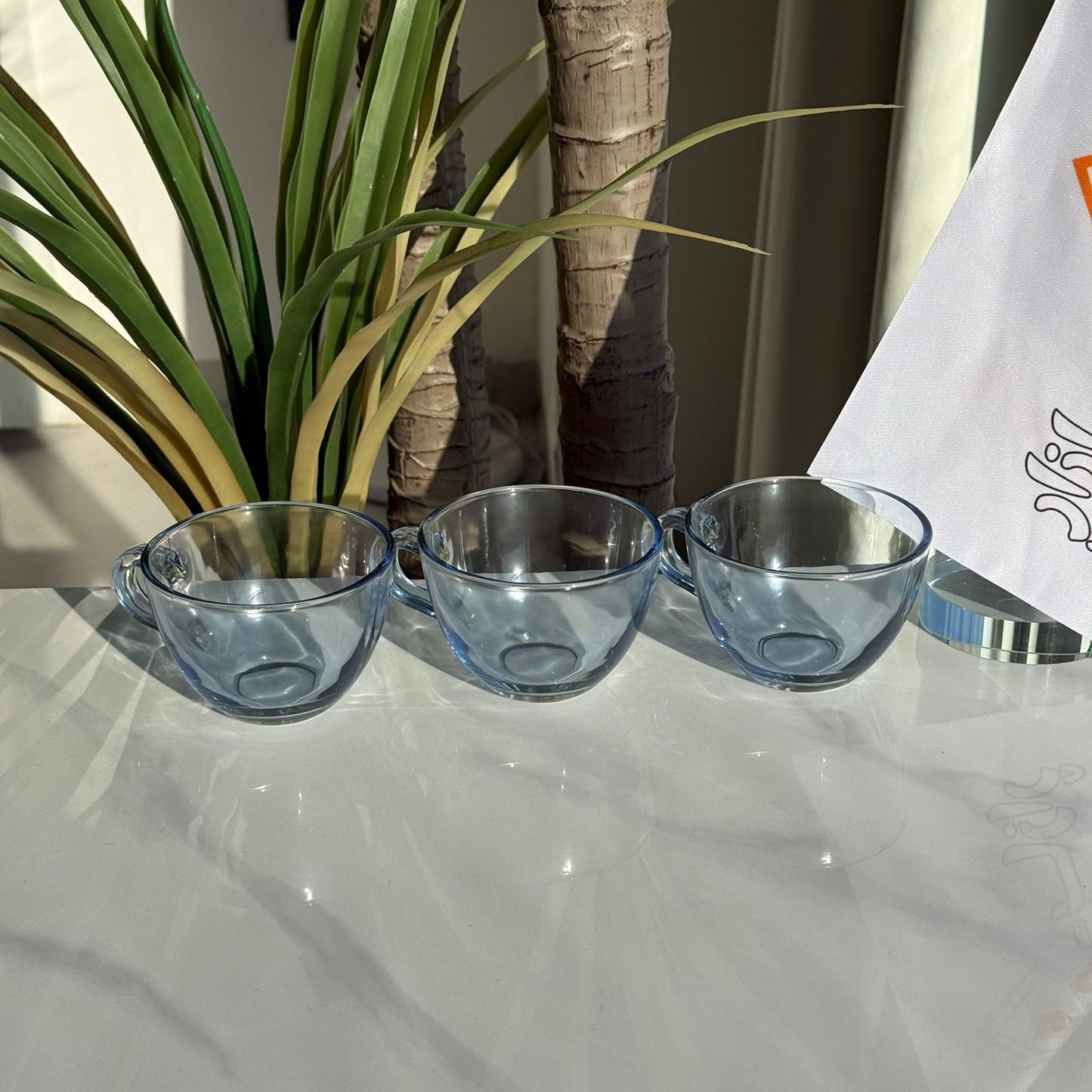 Elegant Glass Tea Cups