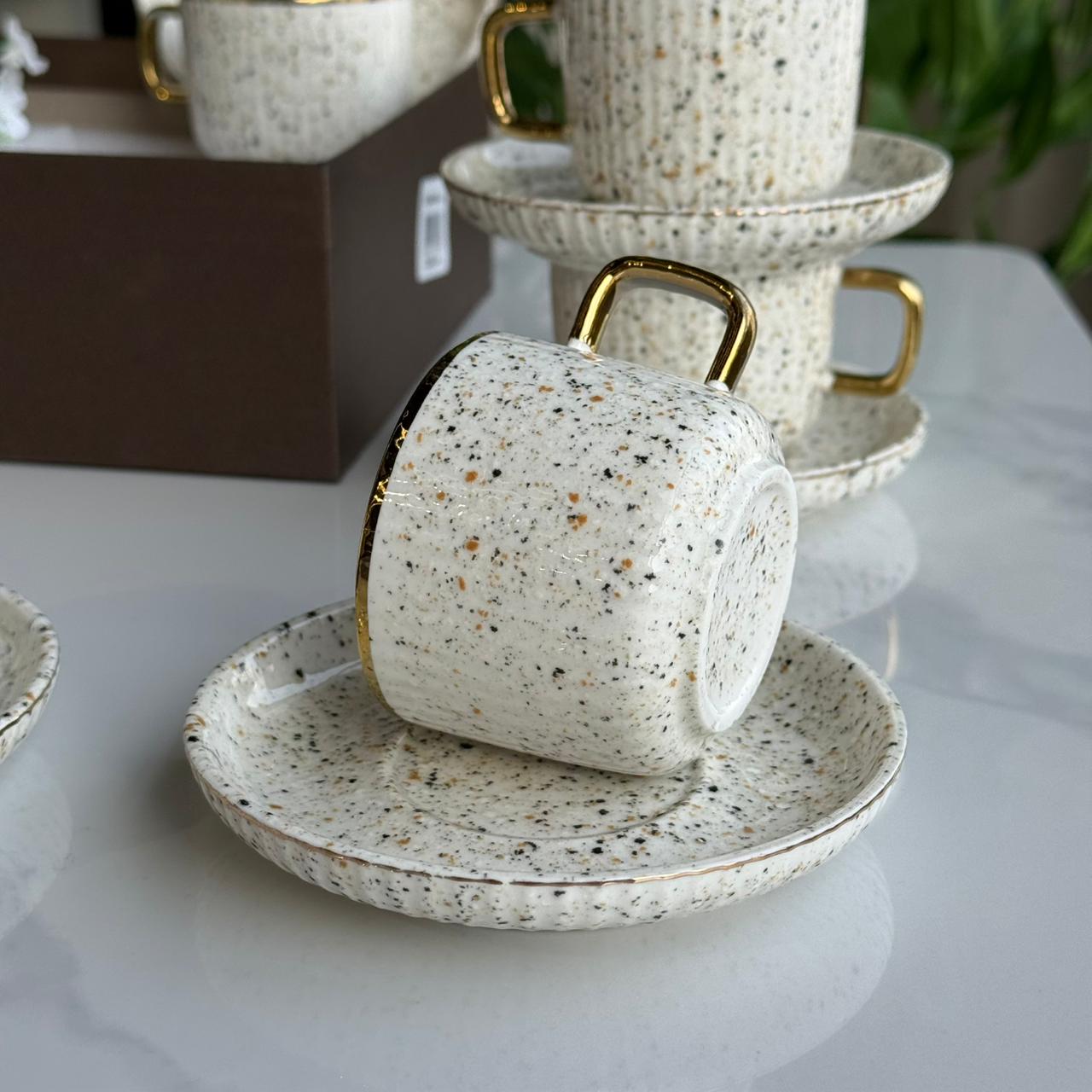 Elegance Design Coffee Cup & Saucer Set