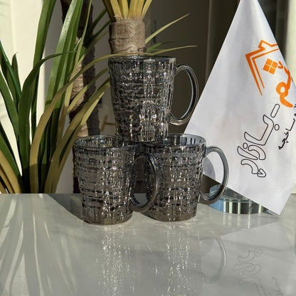 Luxury Glass Tea Cups - Set Of 3