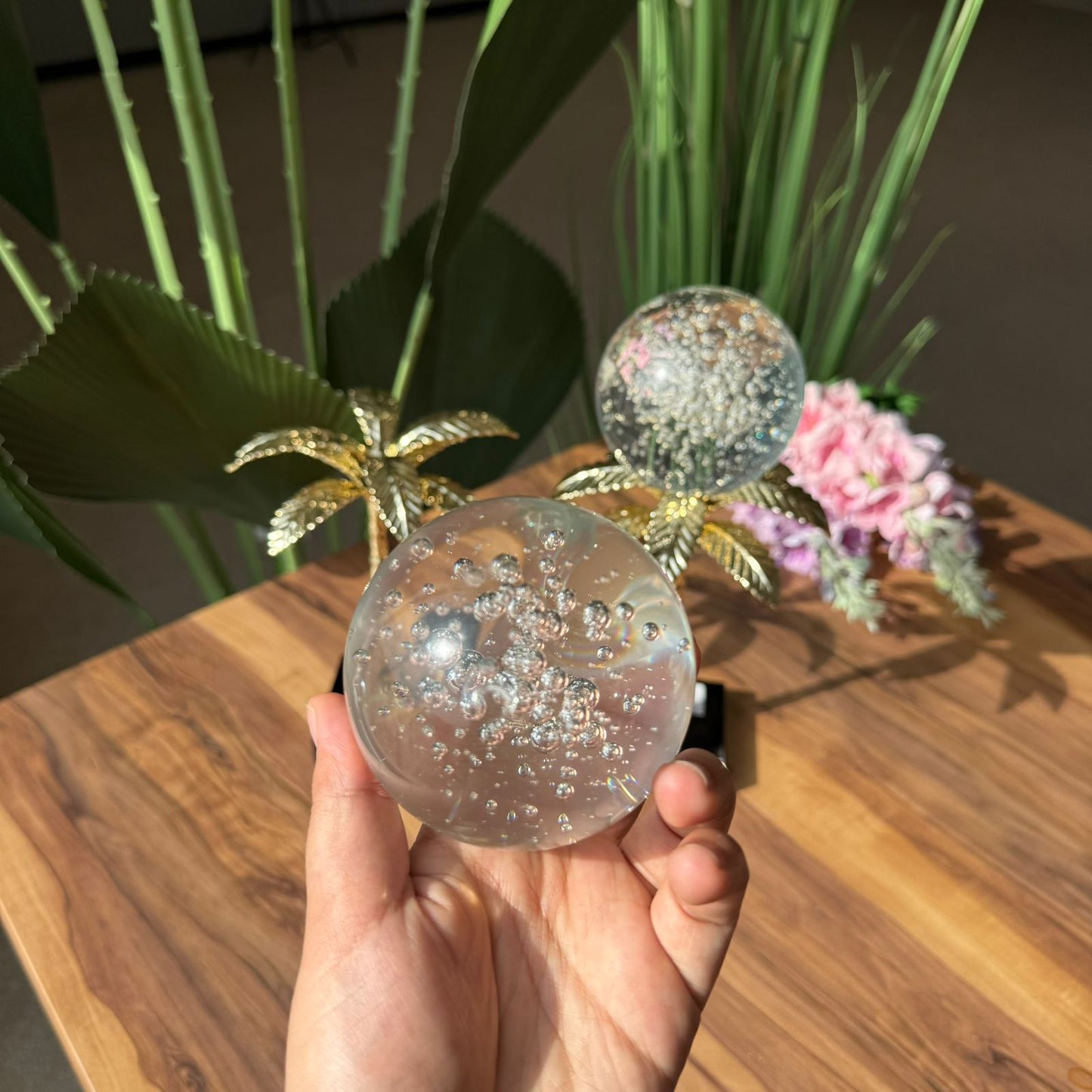 Gold Palm Decorative Ornament