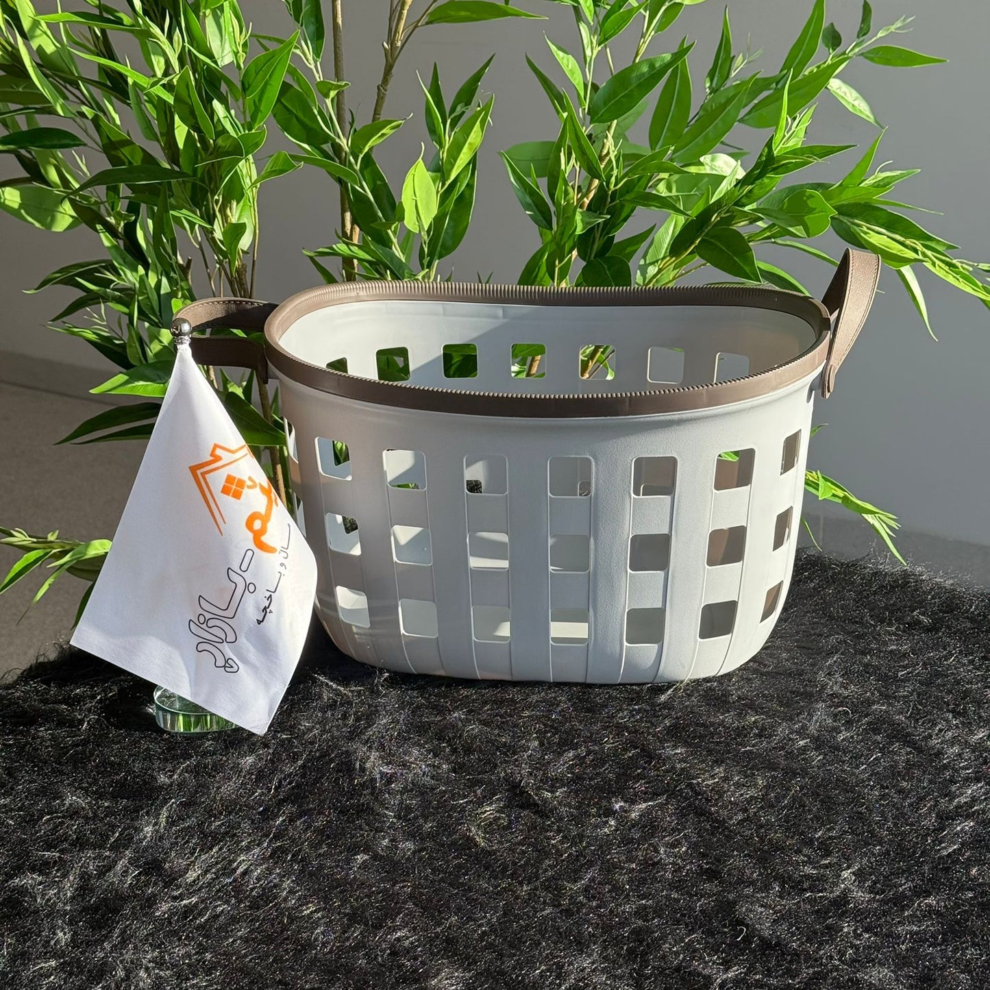 سلال تخزين متينة متعددة الأغراض بمقابض