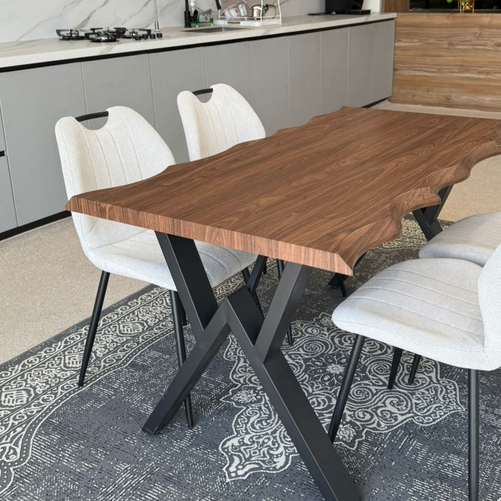 140cm Konel Table & Roza Chairs Indoor Set