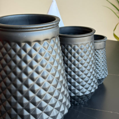 المزهريات العتيقة المزخرفة المرسومة باليد