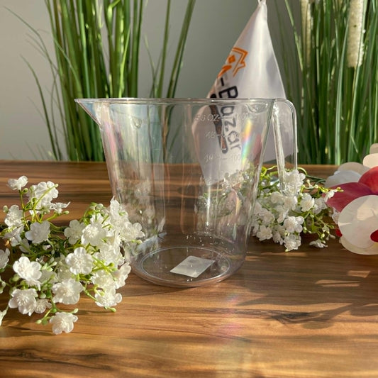 2 Sized Clear Acrylic Measuring Jug