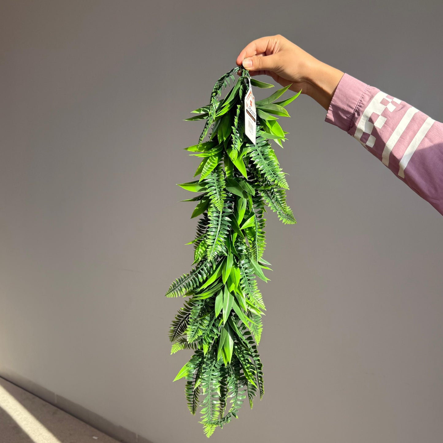 Tropical Fern Drop – Artificial Hanging Plant