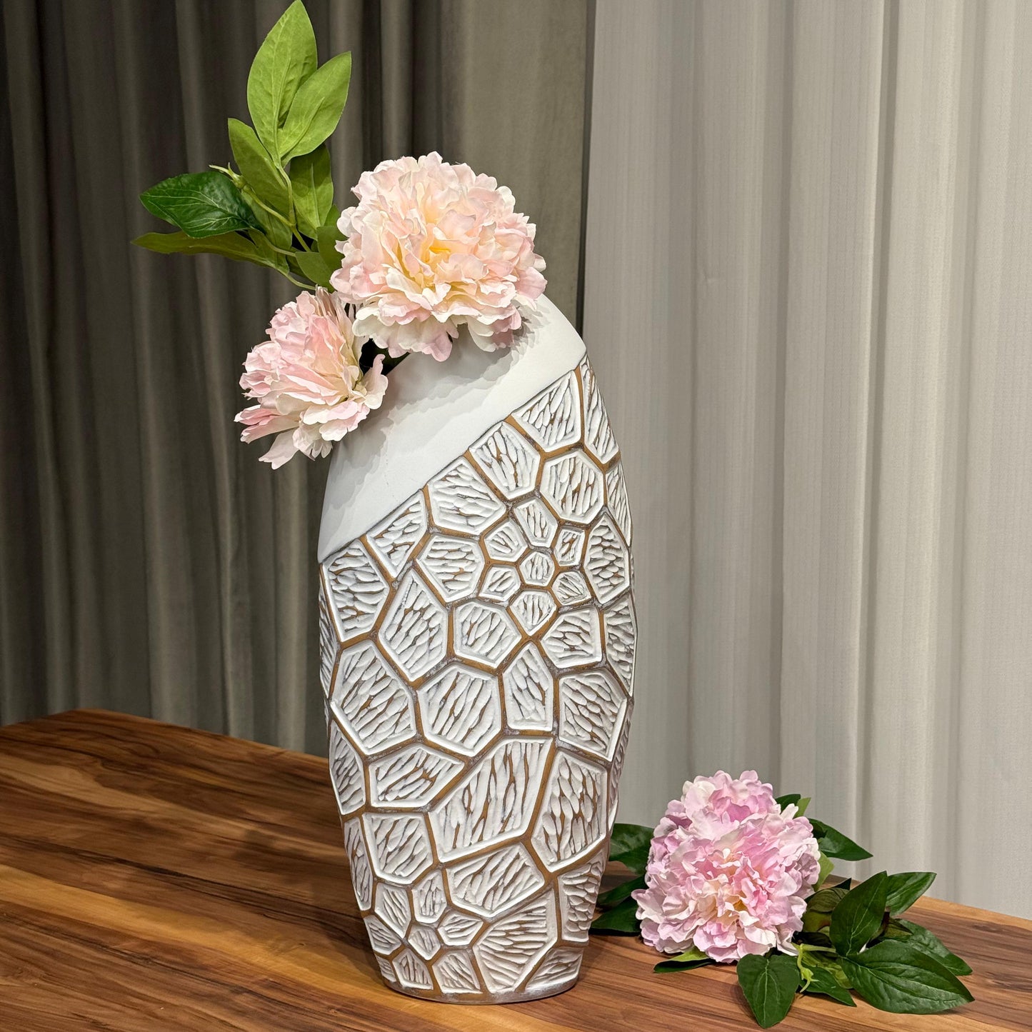 Vintage Luxe Ceramic Vase