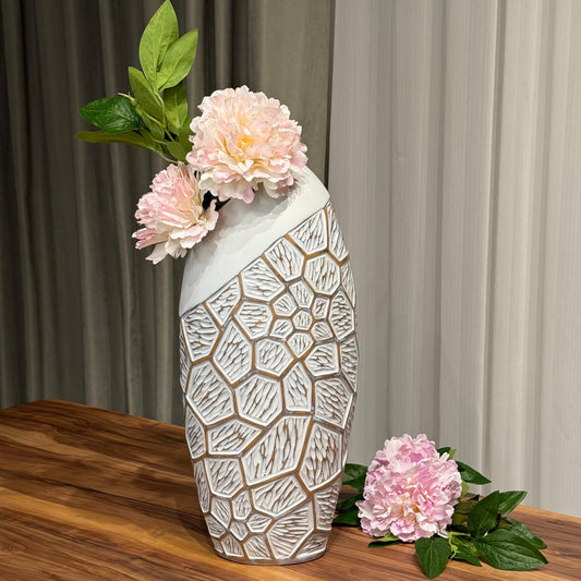 Vintage Luxe Ceramic Vase