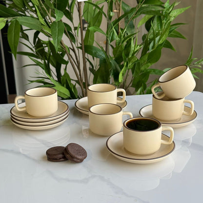 Elegant Luxury Coffee Cup & Saucer Set