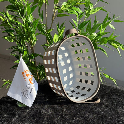 سلال تخزين متينة متعددة الأغراض بمقابض