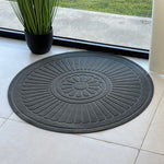 Heavy 95cm Sq-19-2 Circular Door Mat