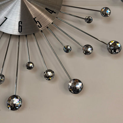 Wall Diamond Design Hanging Clock