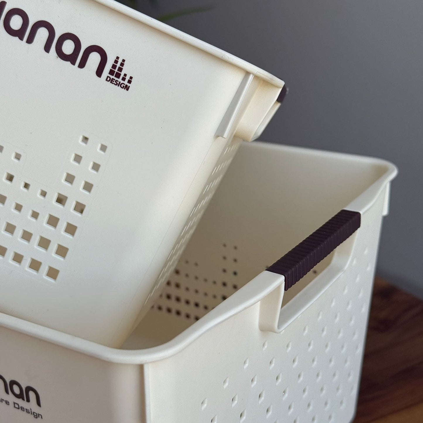 2-Sized Durable Multi-Purpose Storage Baskets