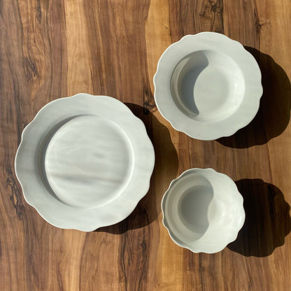 18PCS Modern Wavy Edge Dining Tableware Set