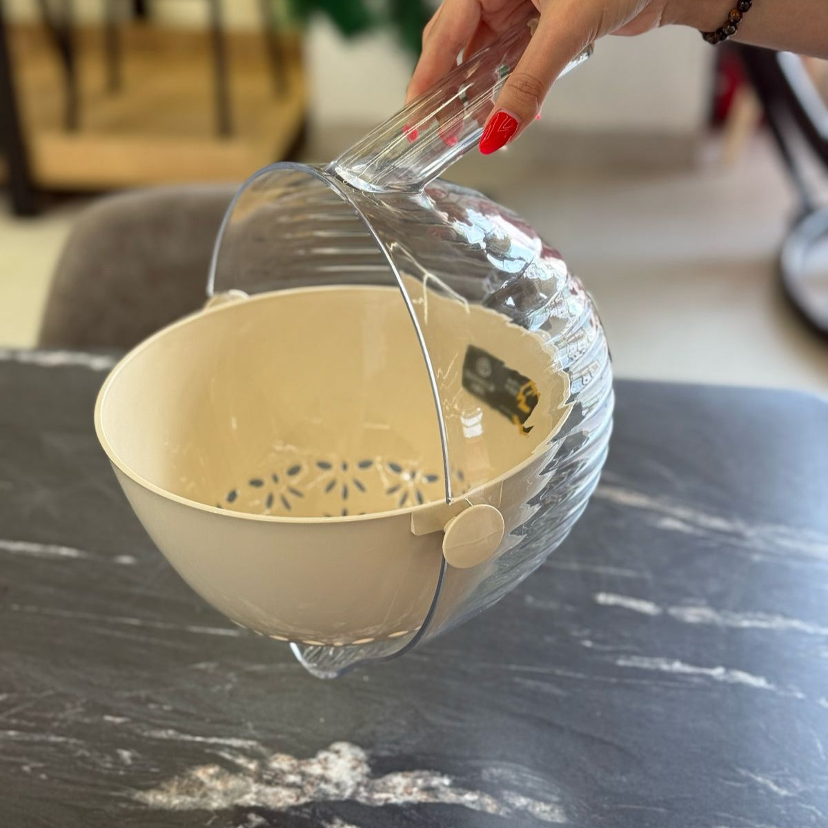 Drying Cleaning Vegetable Colander Bowl