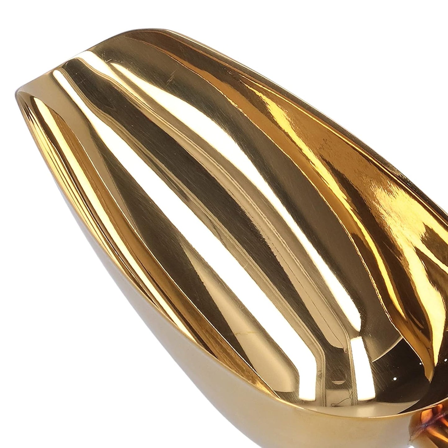 Multi Purpose Golden Metal Scoop