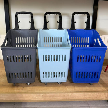 Shopping Trolley Basket On Wheels