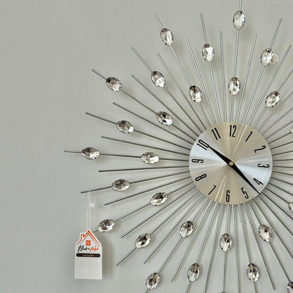 کاتژمێری هەڵواسینی دیزاینی ئەڵماسی دیوار