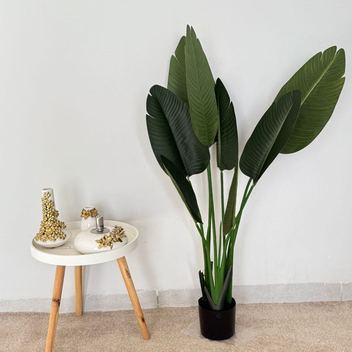 Premium Artificial Decorative Plant - Tropical Leaf Plant