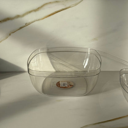 Clear Multi-Size Serving & Storage Bowls