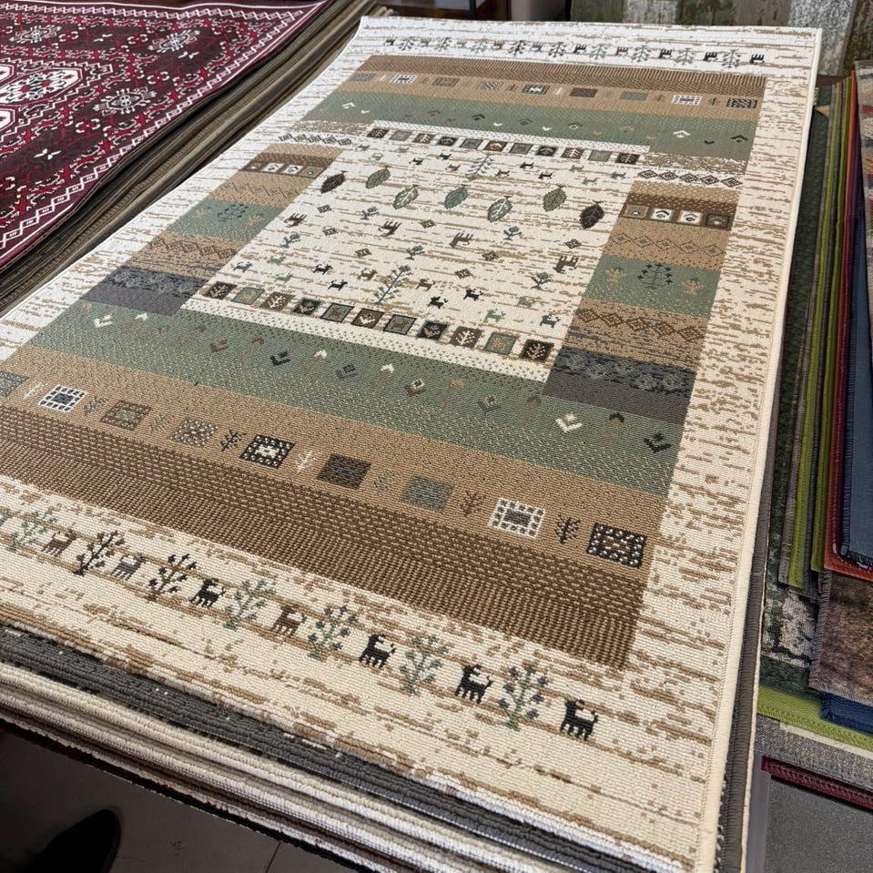 سجاد داخلي متعدد الألوان مقاس 1 × 1.5 م