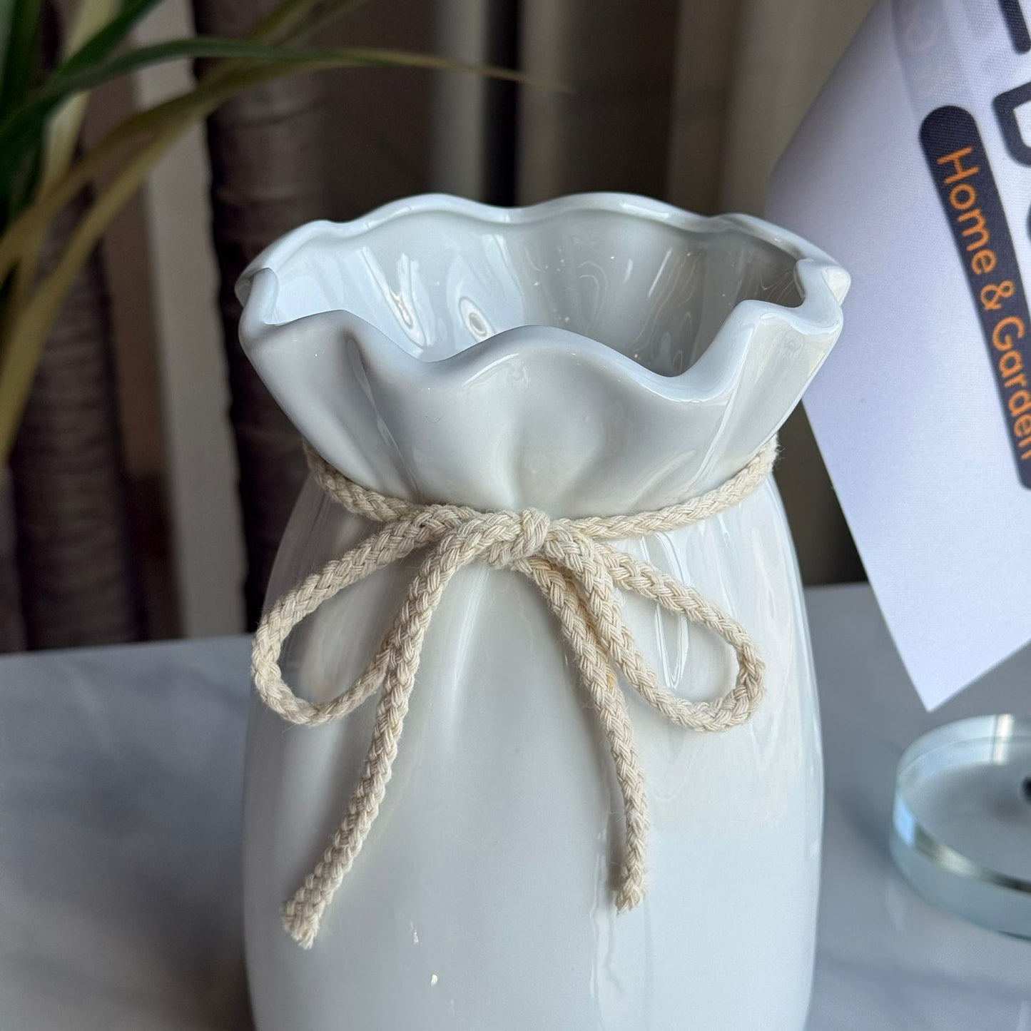 Vintage White Vase
