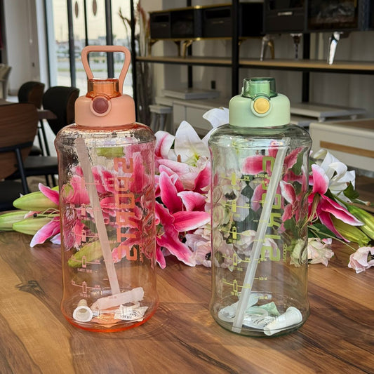 Sport Drinking Bottle With Straw