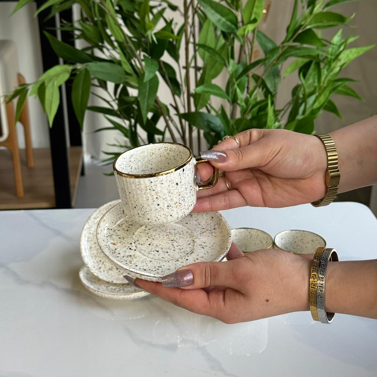 Elegance Design Coffee Cup & Saucer Set