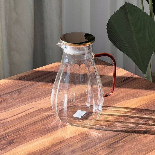 2L Transparent Glass Water/Juice Pitcher