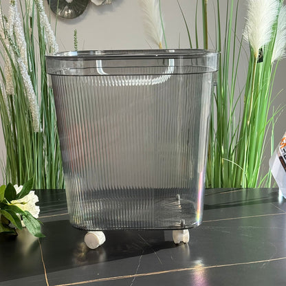 2-Sized Modern Transparent Plastic Storage Container