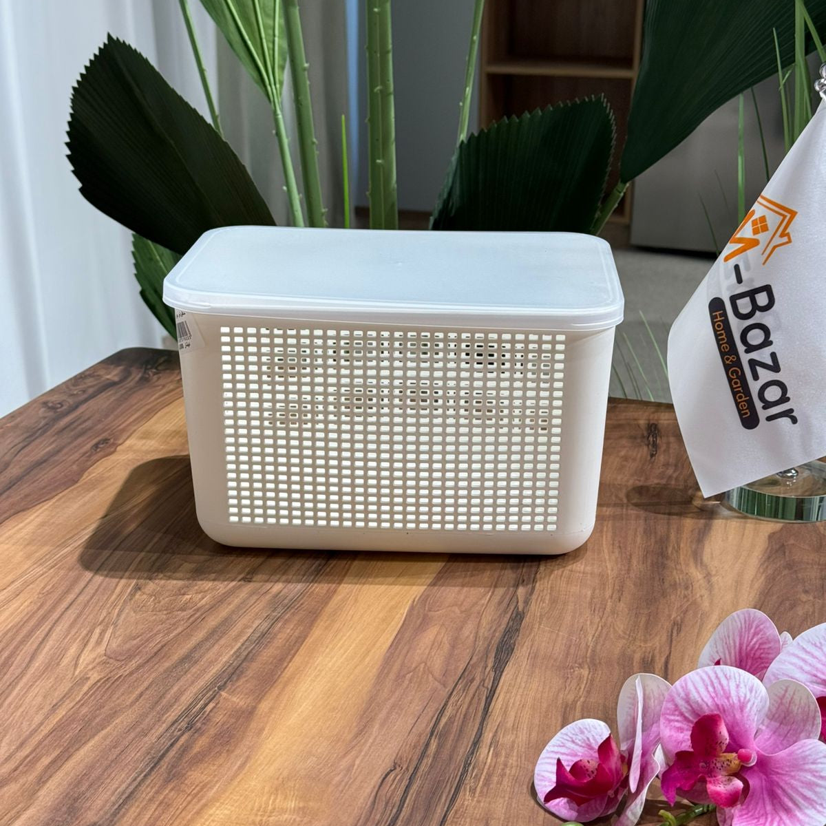 Modern Multi-Purpose Storage Basket With Cover